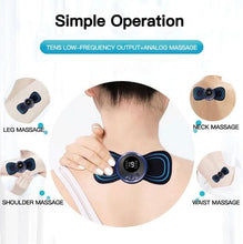 Electric Massager for Shoulder Neck Massager Sticker Intelligent Electric Cervical Massager for Whole Body Cervical Massage