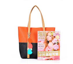 Fashion Cute Women Girl Candy Colour Leisure Handbag Purse Shoulder Tote Bag Women Tote Bag