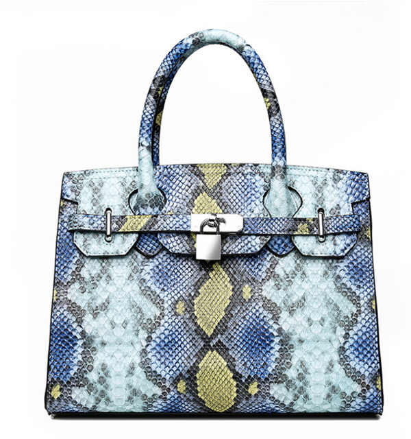 Embossed snake pattern ladies handbag Ladies Bag Modern Snake Print Sling Bag Luxury Ladies Shoulder Bag