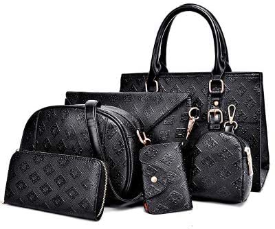 Alligator hard design handbag set6pcs Handbag Bags for Women Luxury Fashion Ladies Handbags Shoulder Crossbody Envelope Bag Female Tote Purse and Handbag