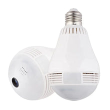 Wireless Panoramic Home Security Camcorder Motion Light Bulb IP Camera