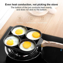 Non stick Egg Frying Pan Four cup omellete  Pan Pancake omelette pan Compatible With All Heat Sources
