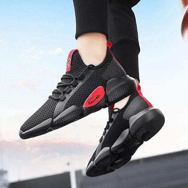 Casual Sneakers Mesh Breathable Male Sport Basketball Running Jogging Walking Shoes Light Soft Comfortable Tennis Athletic Shoes